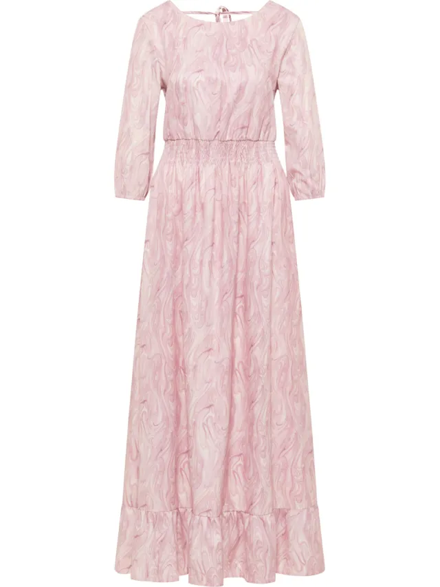 Faina maxi jurk tylin roze, foto 2