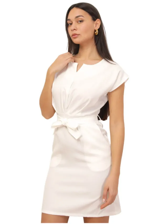 La Modeuse Korte Jurk La Modeuse 77634_P184102 Wit