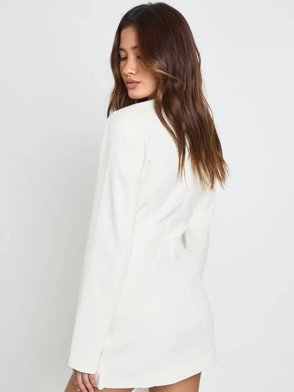 boohoo Dames Mini Jurk met Goudkleurige Afwerking en Wikkel Detail, foto 3