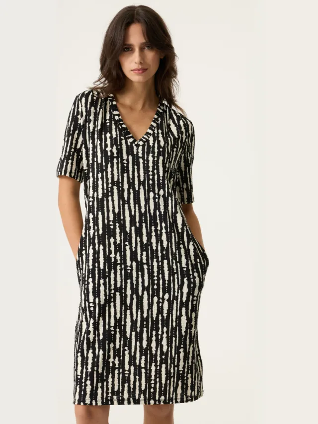 Garcia Jurk met print Zwart