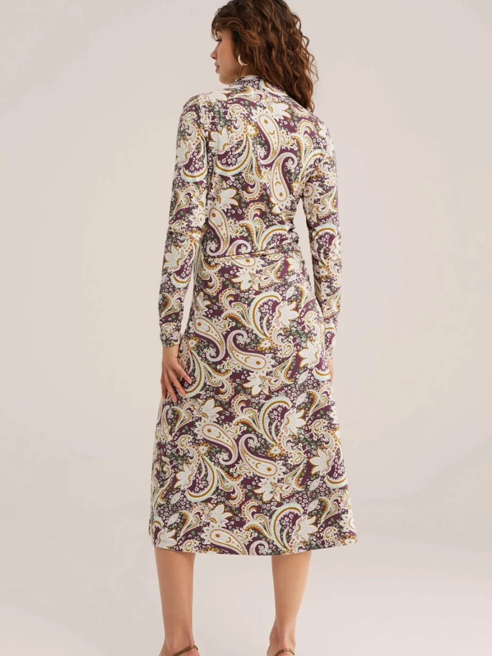 WE Fashion midi jurk - meerkleurig multi, foto 2