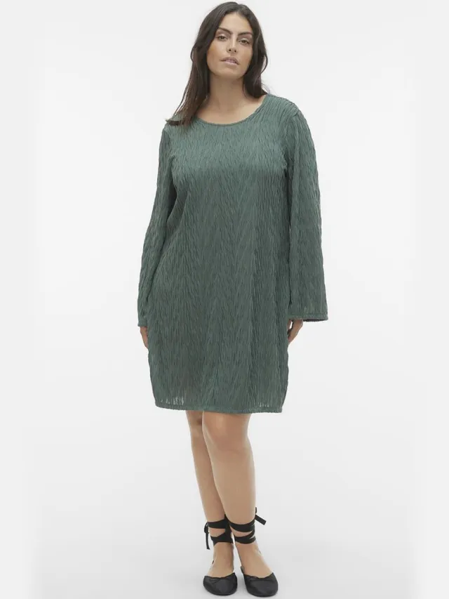 Vero Moda curve jurk MAIA Dark Forest