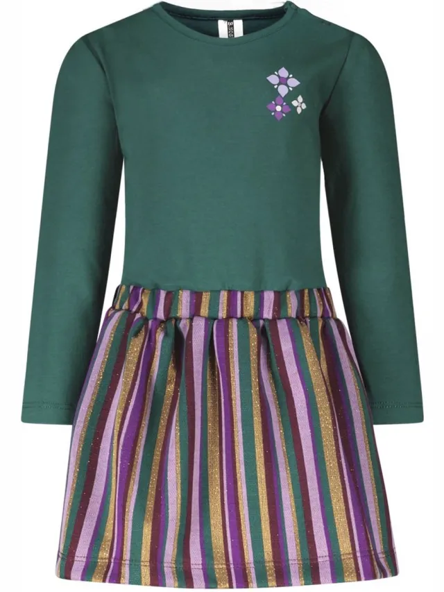 B.Nosy B. Nosy Y409-7826 Meisjes Jurk Storm Green