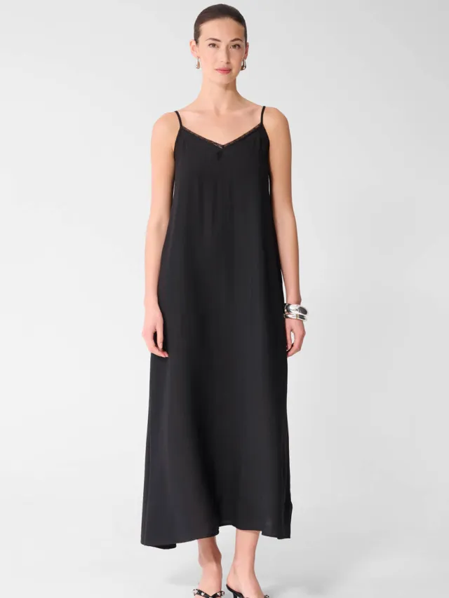 Shoeby maxi jurk zwart, foto 4