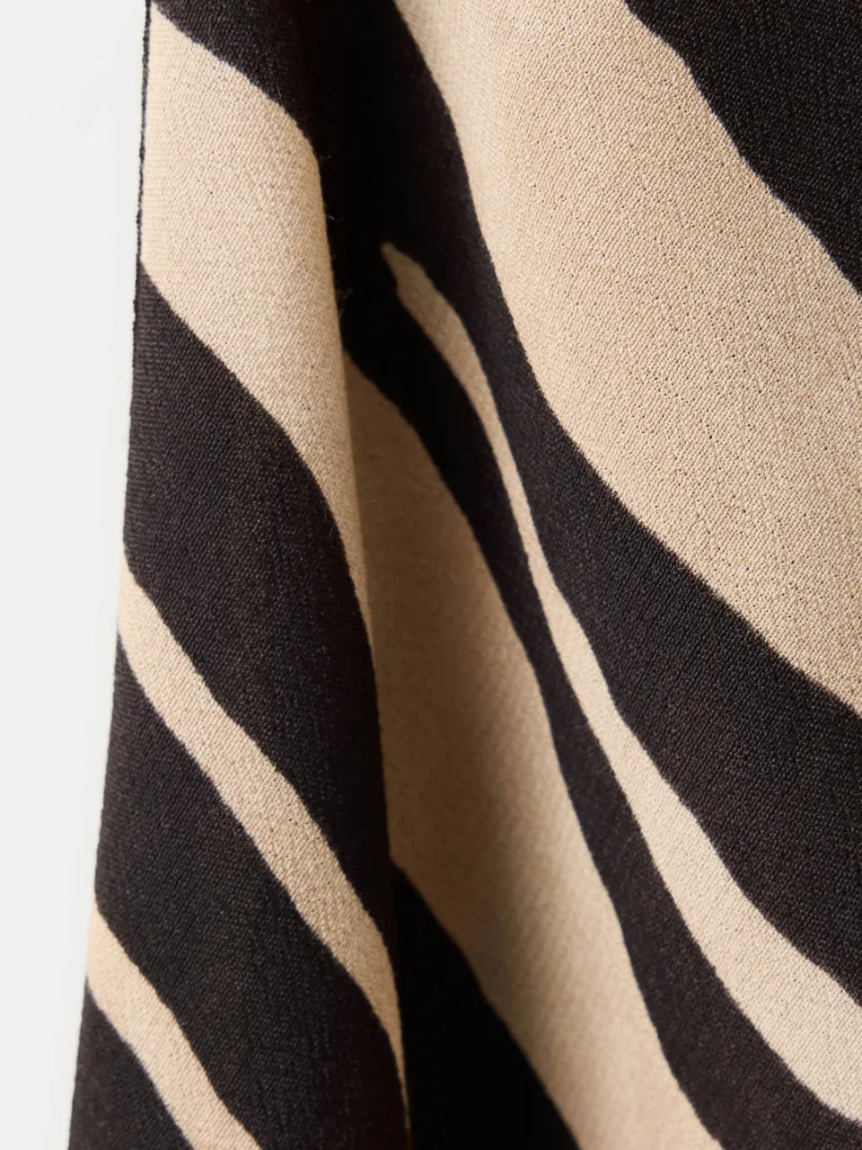 Mango halterjurk met zebraprint en open rug zwart/beige, foto 5