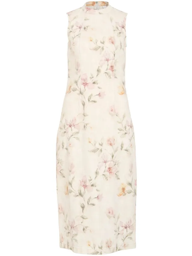 Vila maxi-jurk VICHIA mouwloos Birch1