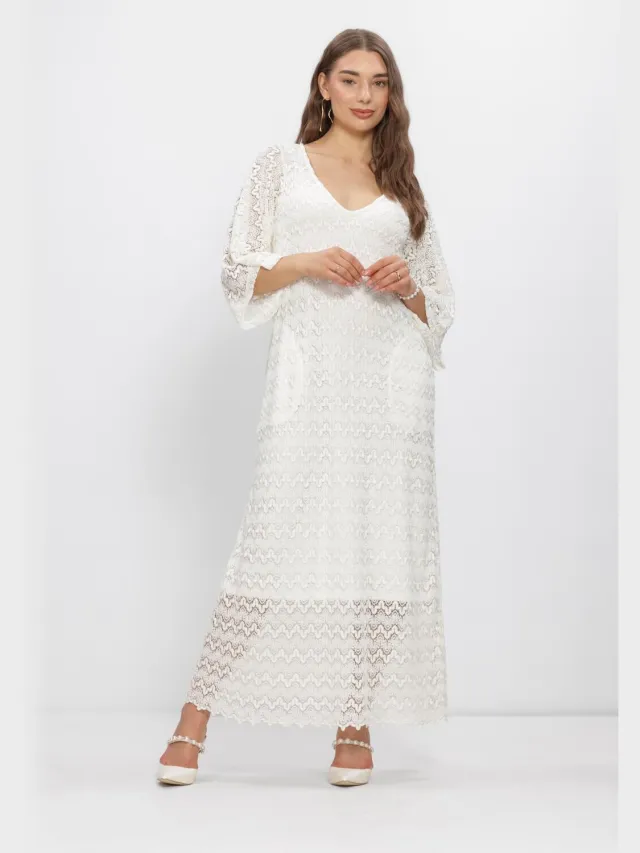 ANA ALCAZAR Dames Jurken 041895-3831 - Wit