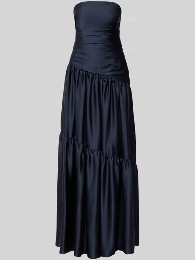 LUXUAR FASHION Avondjurk in laagjeslook donkerblauw, foto 2