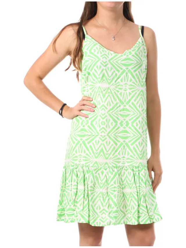 Only Korte Jurk Only Strap Rio Groen
