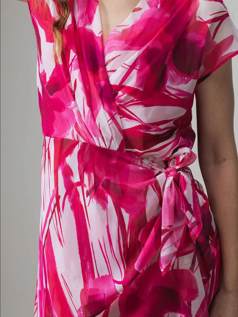 LabeL DOT wikkel-/overslagjurk roze, foto 6