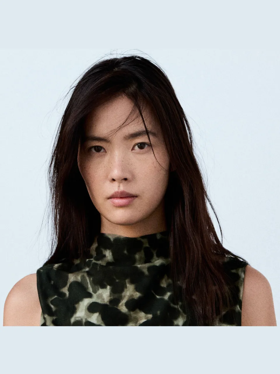 Mango midi jurk met print - grijsgroen, foto 5