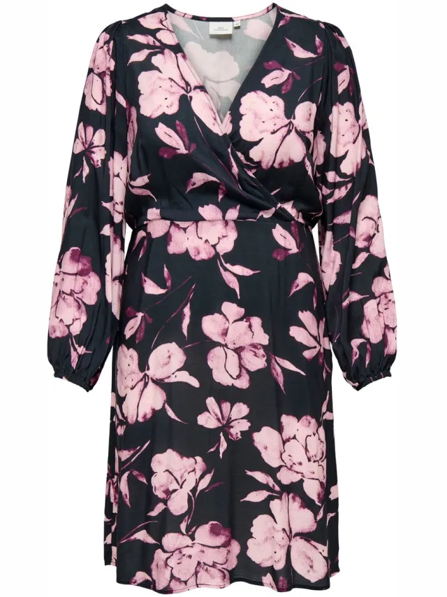 Only Carmakoma Jurk CARLINKA Midi-jurk Black