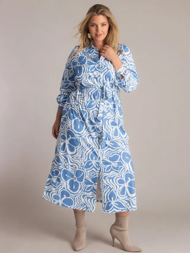 Yest Curve YCNicole Essential One pieces - Uniform Blue/Off Whi - maat 0(46)