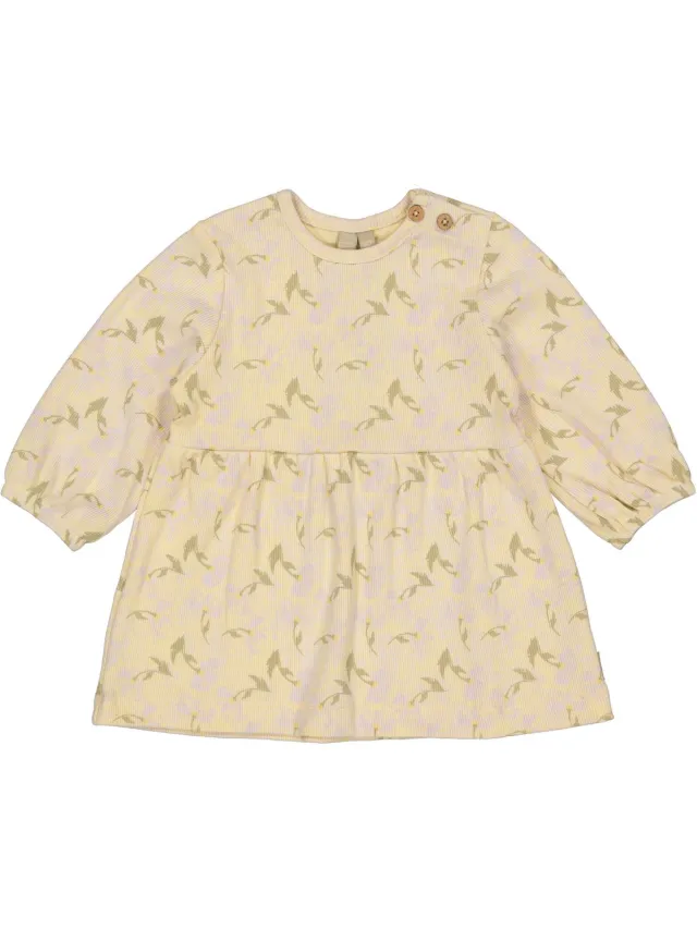 Levv Baby Jurk Madelief Yellow flowers geel