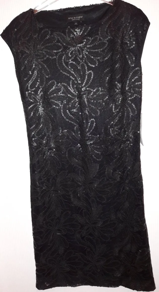 Ana Alcazar cocktail jurk 36 zwart