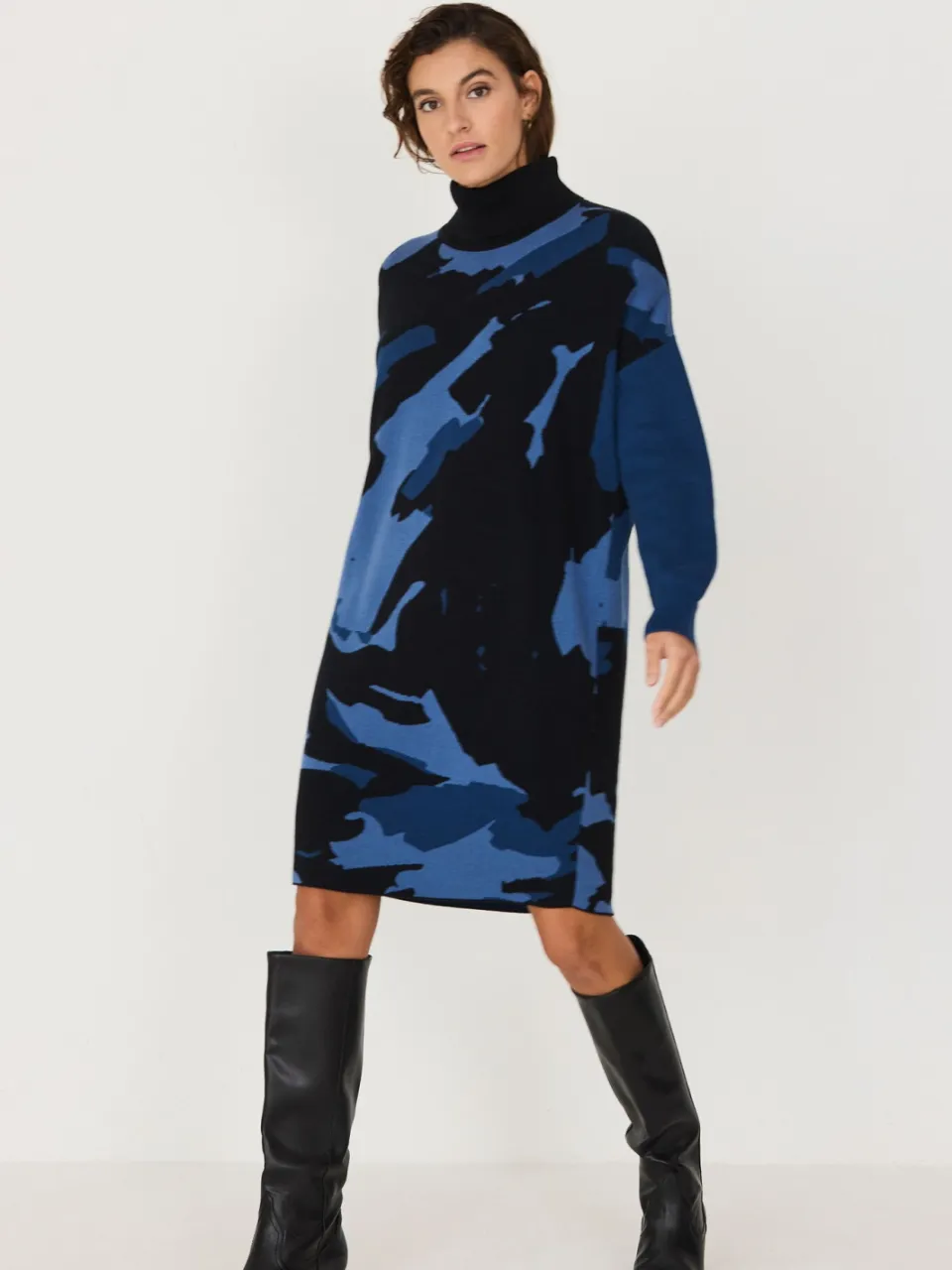 Skfk dames vegan Jurk Haira Met Col Multicolour zwart, foto 2