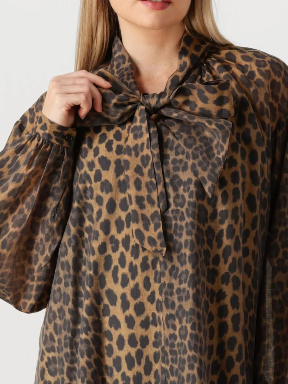 DANTE6 Dames Jurken Leigh Leopard Dress - Bruin, foto 4