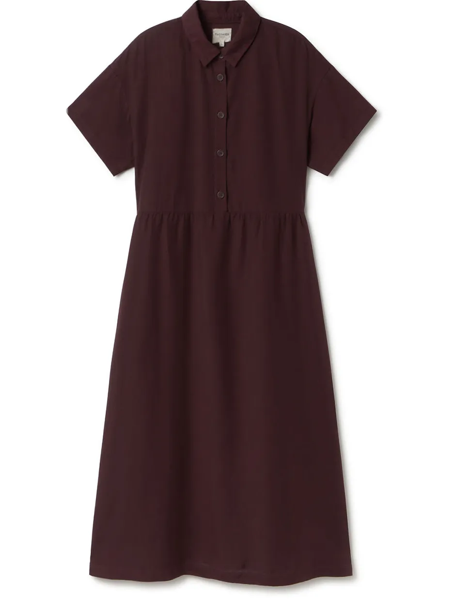 TWOTHIRDS dames vegan Jurk Antipaxos Bruin, foto 2