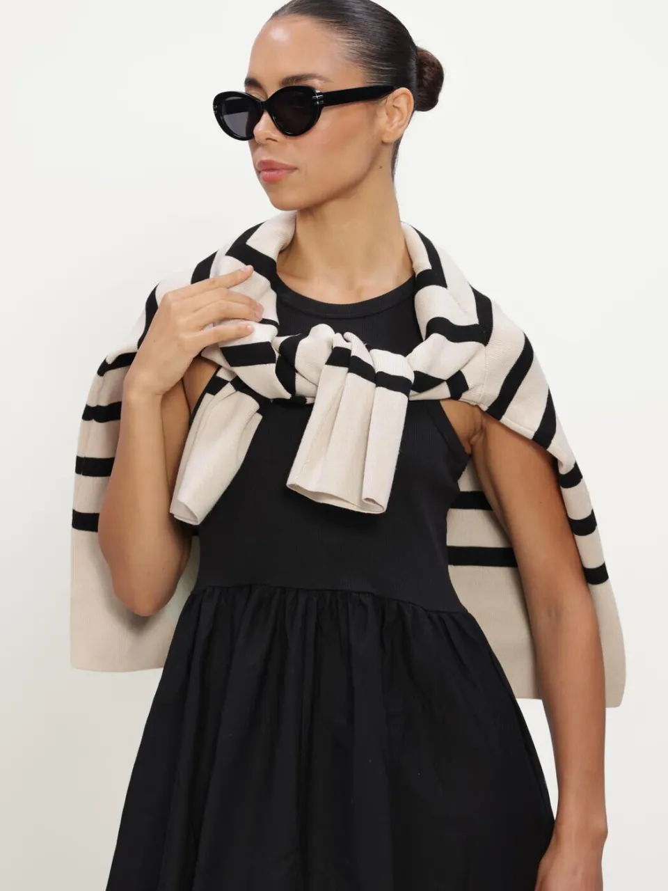 Y.A.S. YAS Dames Jurken Yasmira Sl Long Dress - Zwart, foto 3