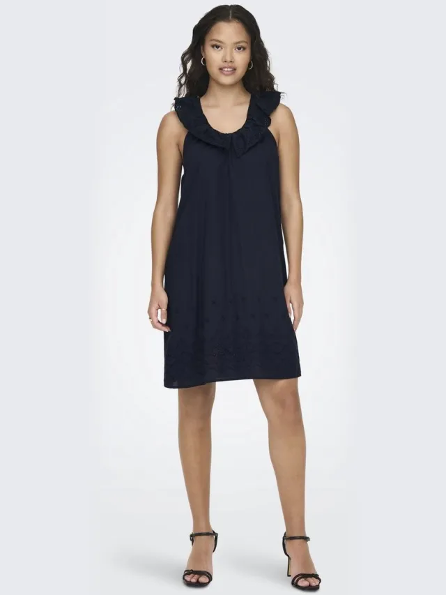 JDY Jurk JDYMONICA Korte jurk Blauw