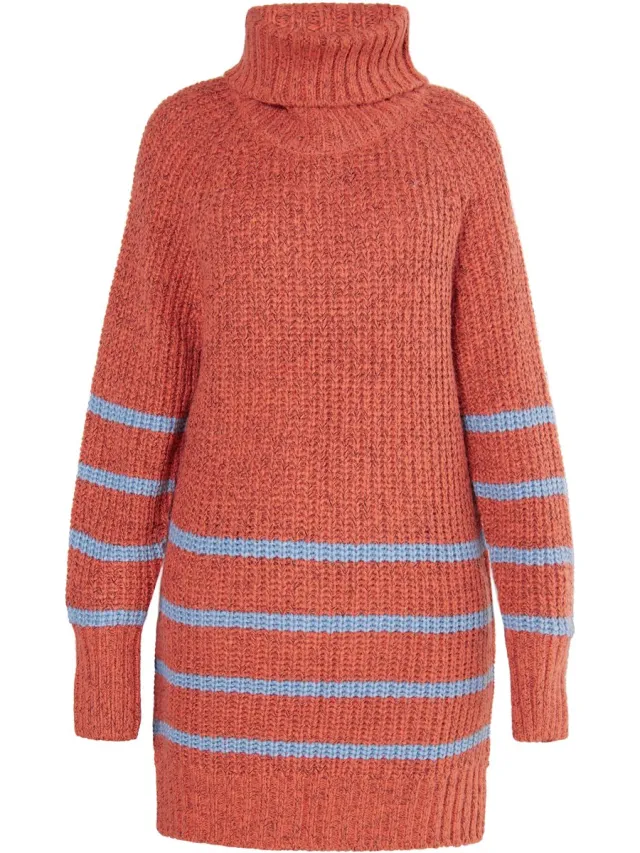 Usha Gebreide trui Vintage rood