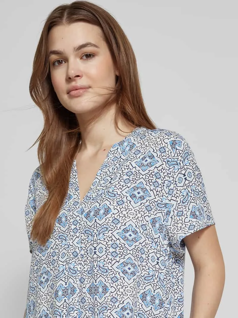 Christian Berg Woman Selection Knielange jurk van viscose met steekzakken blauw, foto 5