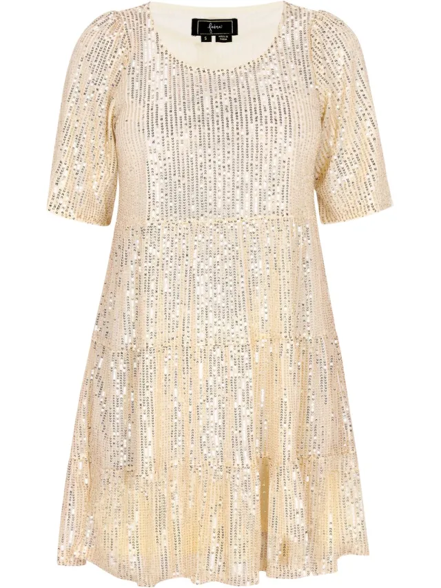 NAEMI Dress Gold