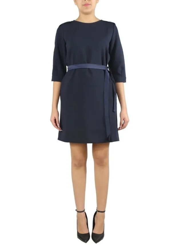 Linea Emme Marella Jurk Linea Emme Marella 2525226062 Blauw