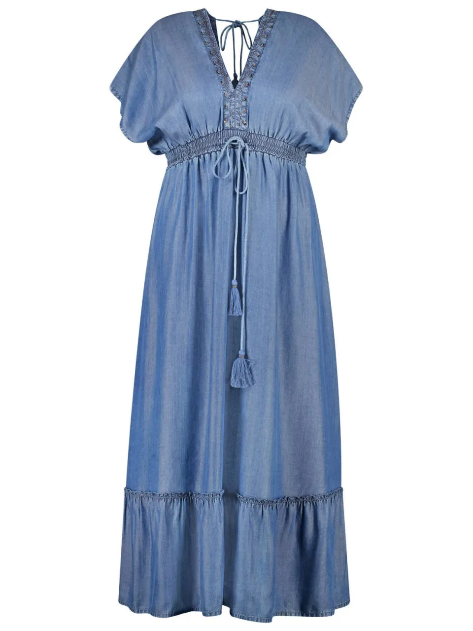MS Mode midi jurk Plus Size - blauw, foto 2