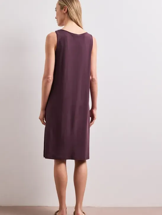 Street One Knielange jurk met gespdetail rood, foto 2
