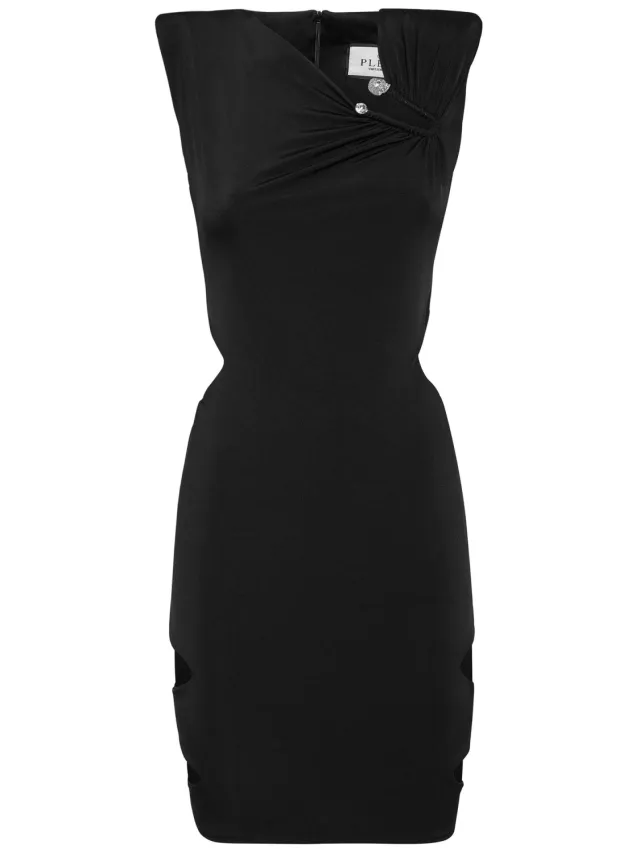 Philipp Plein Cocktail Jurk zwart, foto 2