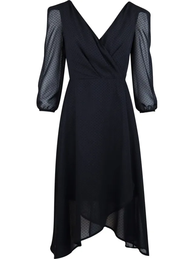 Very Simple Verysimple • zwarte jurk • maat 34 (IT40)