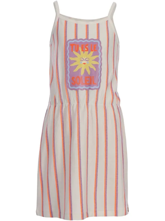 LOOXS REVOLUTION LOOXS Little Meisjes jurk - Maat 104 in de kleur Veelkleurig van 90% COTTON 10% POLYESTER - 2613-7856-815