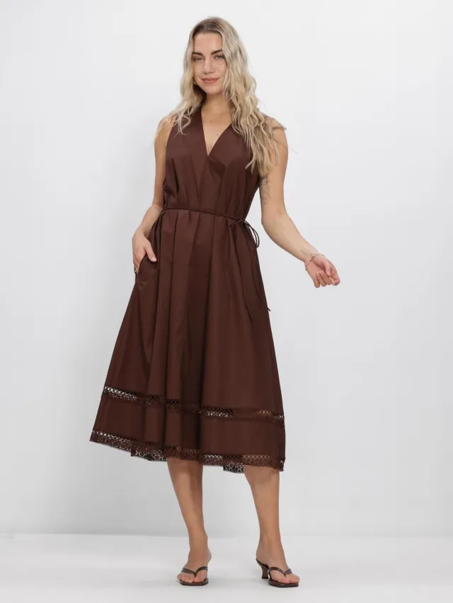 TWINSET MILANO Dames Jurken 261tt2250 - Bruin