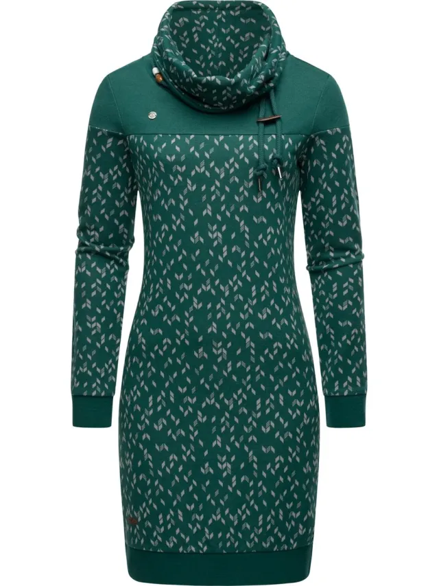 Ragwear Dames zweetjurk Chloe Dress pine green24