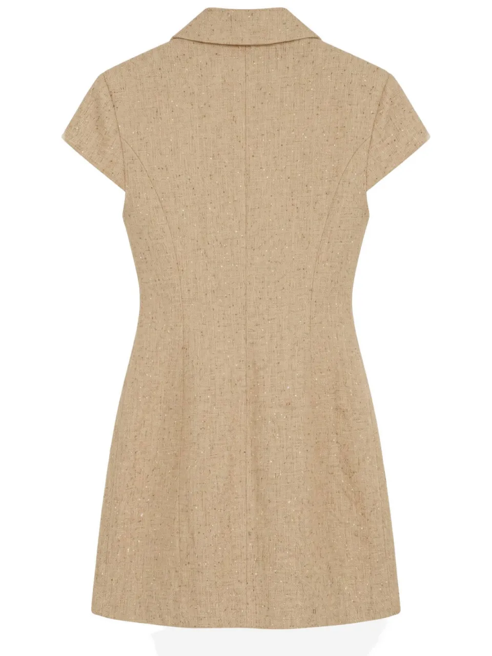 Nikkie blazerjurk met glitters - beige, foto 3