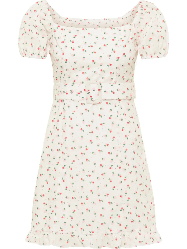 MyMo Mini-jurk met korte mouwen Dames wit, foto 2