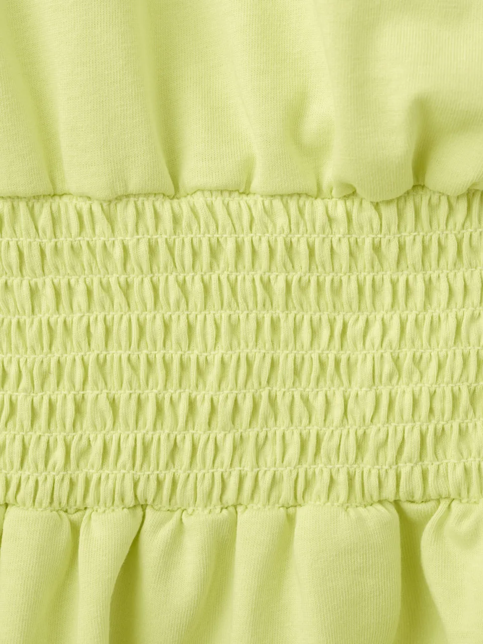 Mango Kids jurk met smockwerk limegroen, foto 6