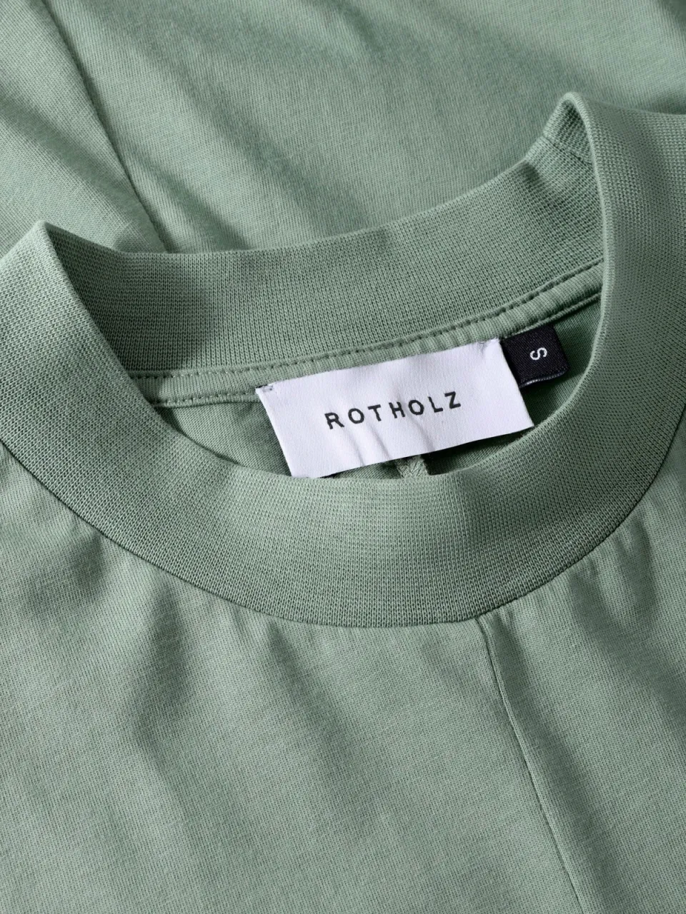 Rotholz dames vegan Jurk T-Shirtjurk Leaf Green Lichtgroen, foto 2