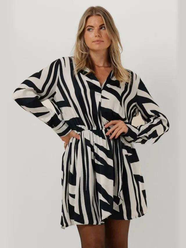 Est'seven Dames Jurken Est’journee Dress Bambu - Donkerblauw