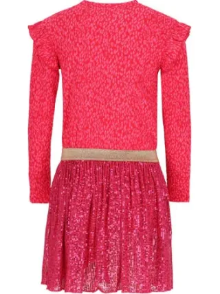 B.Nosy Diana glitterjurk met pailletten roze, foto 3