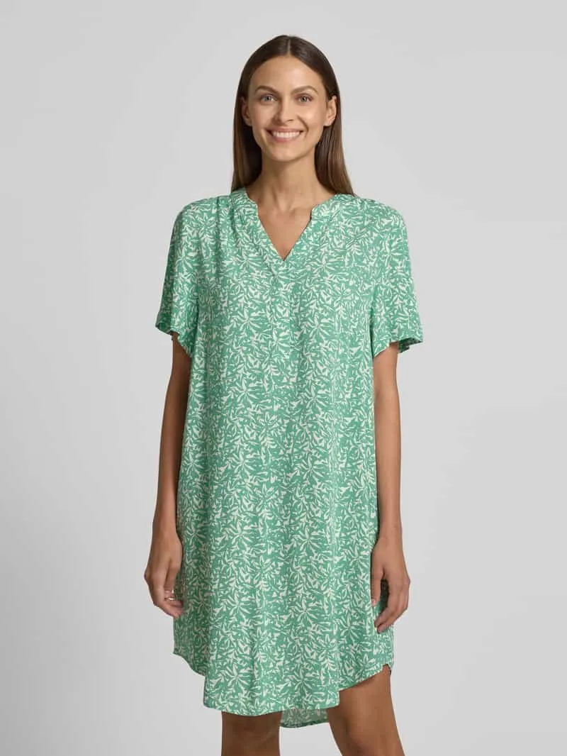 Tom Tailor Oversized mini-jurk van pure viscose Mintgroen