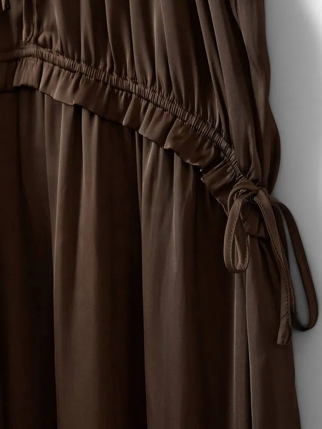 Sofie Schnoor maxi jurk bruin, foto 4