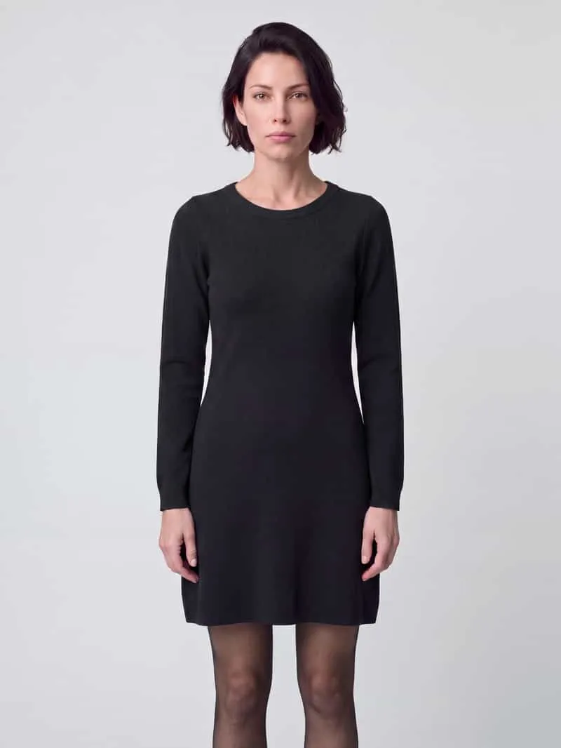 Vero Moda Tricotjurk met zijsplitten zwart, foto 4
