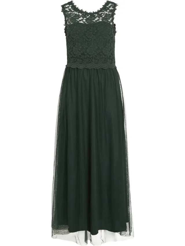 Vila VILYNNEA MAXI DRESS - NOOS/DC - Dames - Maxi jurken scarab 1