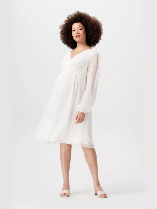 Noppies Jaya zwangerschapsjurk offwhite
