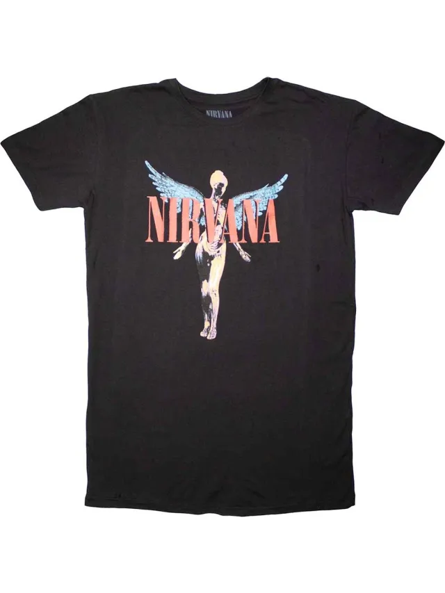 Nirvana Angelic Korte jurk - L - Zwart