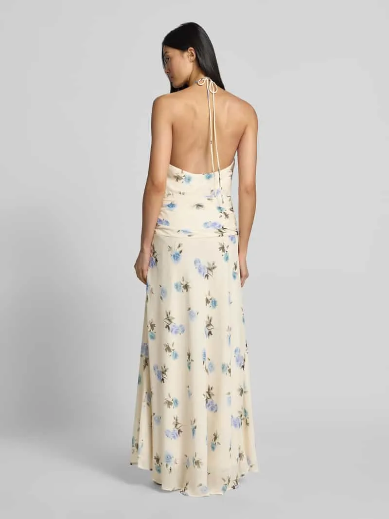 NEO NOIR Maxi-jurk met halter model 'Gabina' wit, foto 3