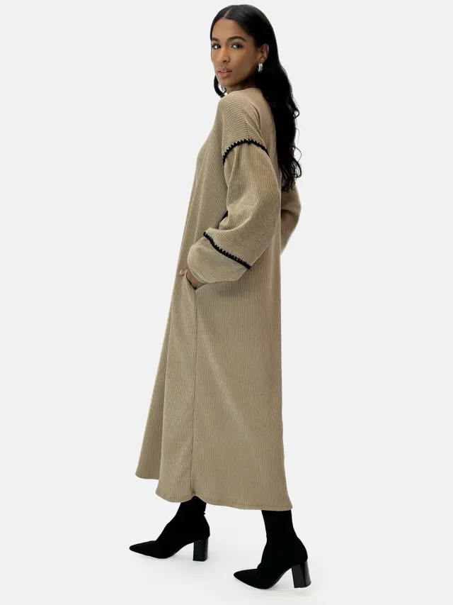 Elara Maxikleid Camel