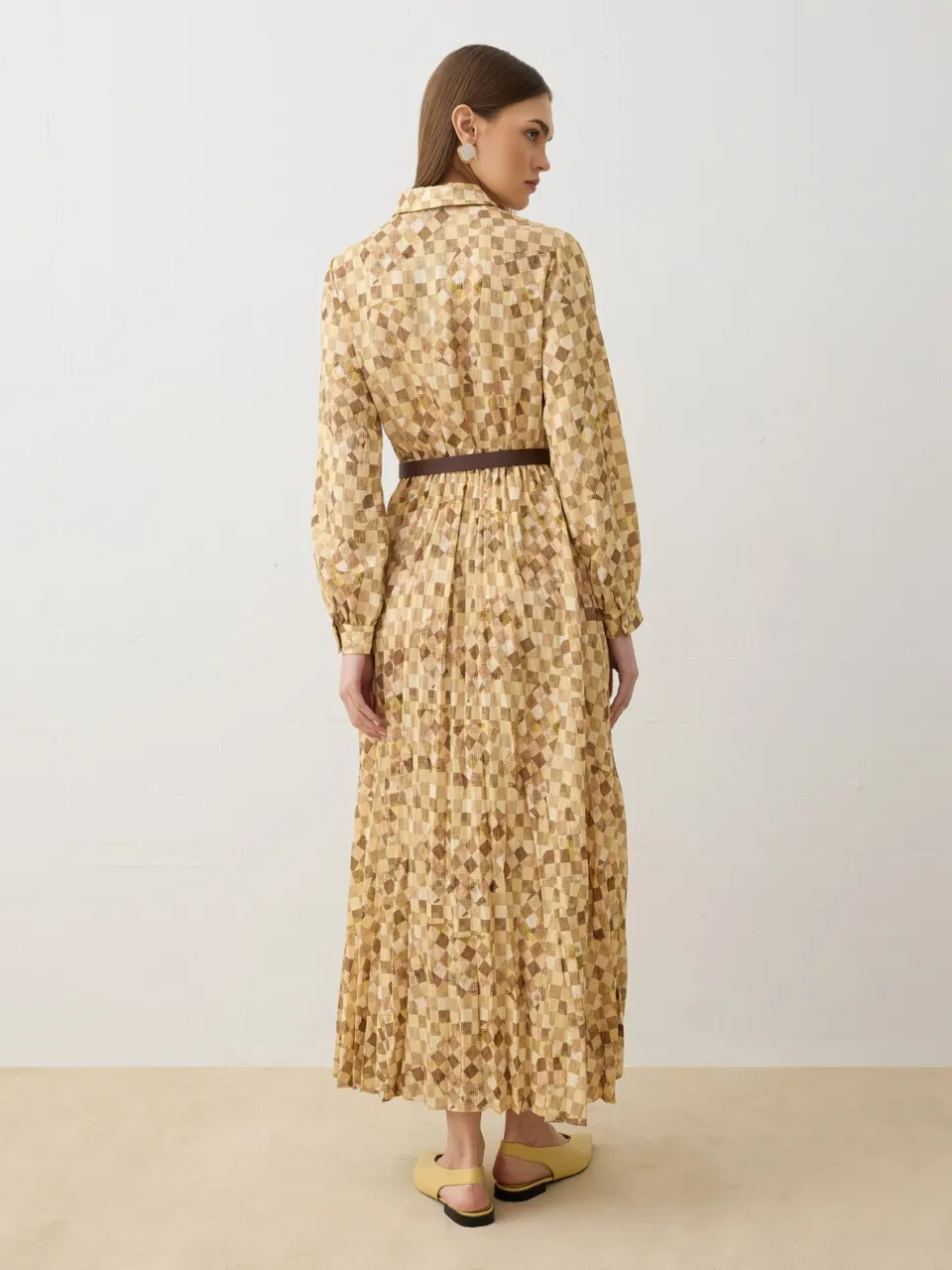 Modest Dress Refka geel, foto 2